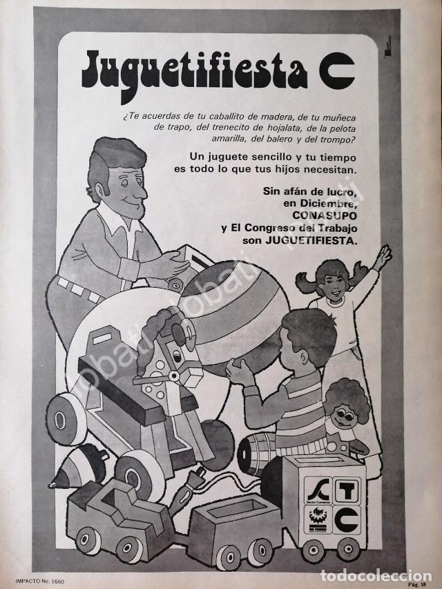 Collectionnisme d'affiches: CARTEL ANTIGUO ORIGINAL DE CONASUPO Y JUGUETIFIESTA 1981 /2