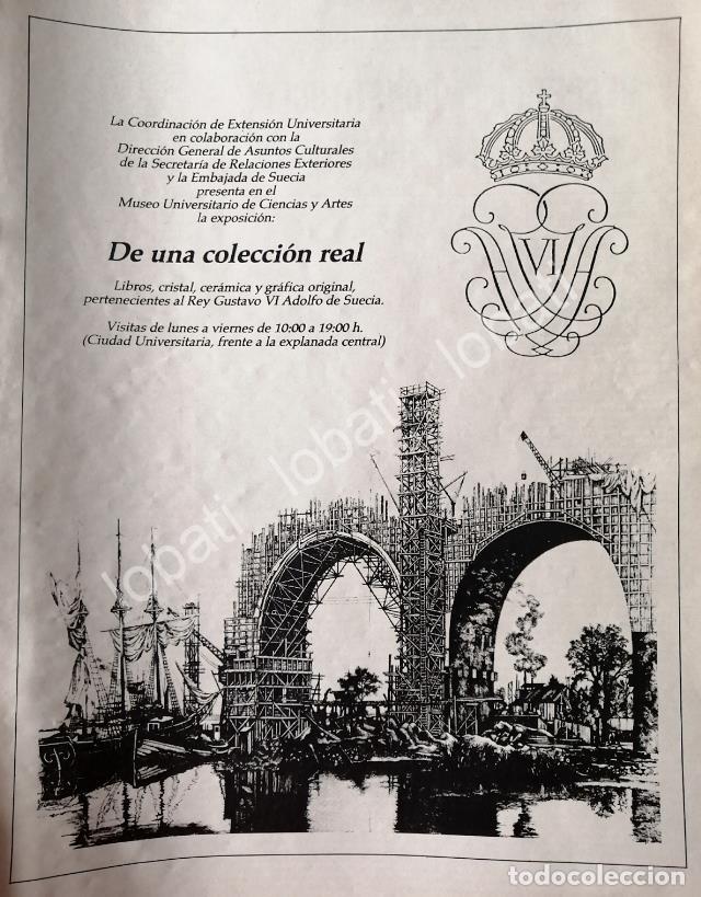 Collectionnisme d'affiches: CARTEL ANTIGUO ORIGINAL DE EXPOSICION DE LA COLECCION DEL REY GUSTAVO VI DE SUECIA 1981 /RARO