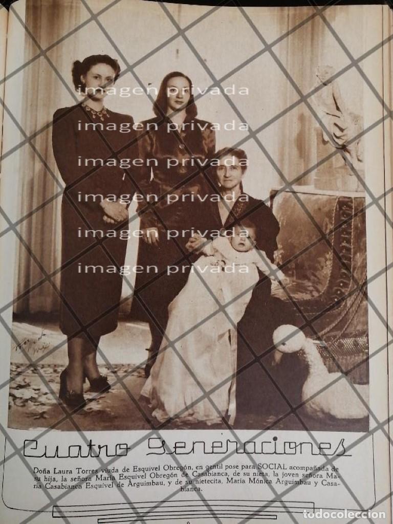 Poster collecting: AFICHE ANTIGUO FAMILIA ESQUIVEL OBREGON CASABIANCA ARGINBAU 1948