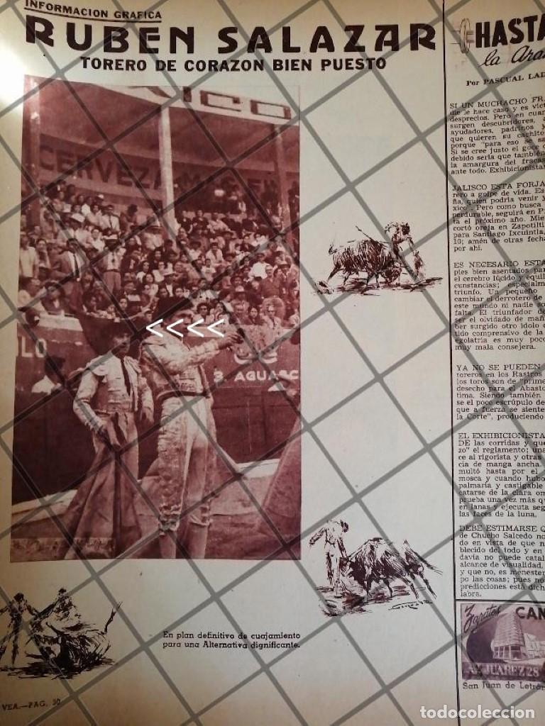 Poster collecting: AFICHE ANTIGUO INICIOS DEL TORERO RUBEN SALAZAR 1953 3