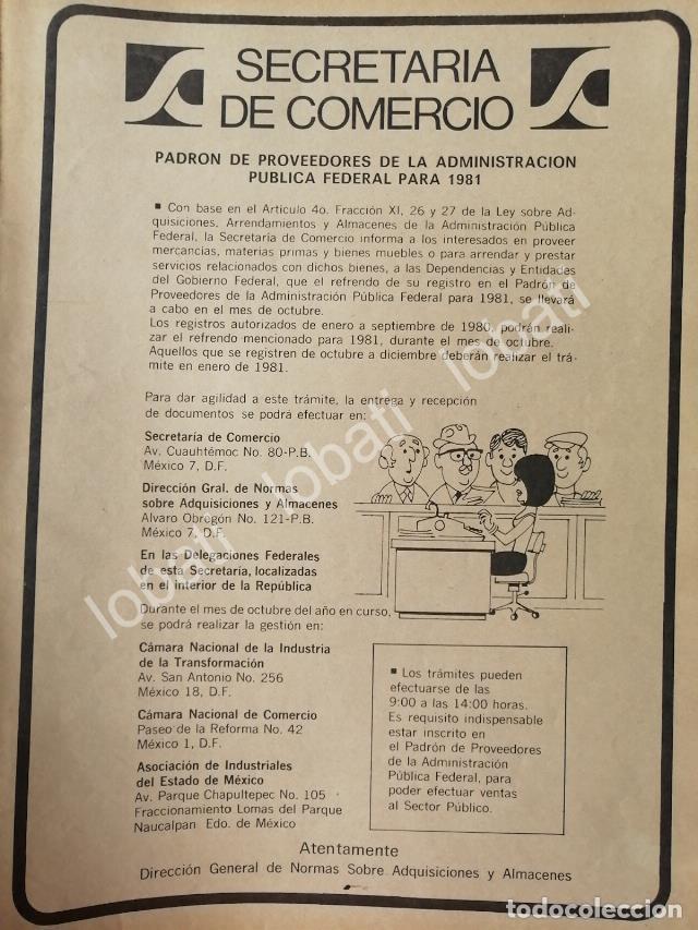 Poster collecting: CARTEL ANTIGUO ORIGINAL DE CAMPA&Ntilde;A DE LA SECRETARIA DE COMERCIO 1980 /19