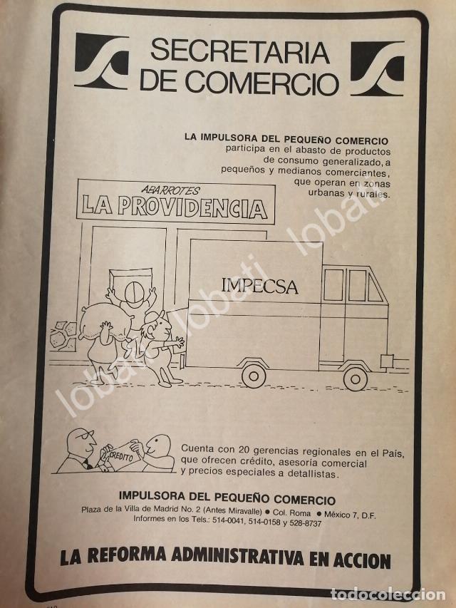 Poster collecting: CARTEL ANTIGUO ORIGINAL DE SECRETARIA DE COMERCIO 1981 IMPECSA /25