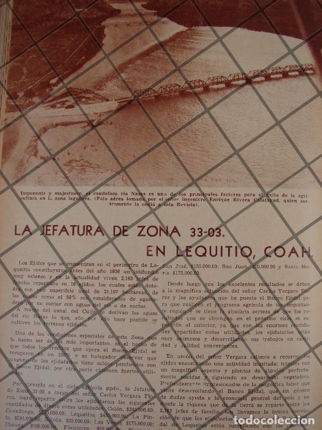 Poster collecting: AFICHE ANTIGUO RIO NAZAS, LEQUITO COAHUILA 1944