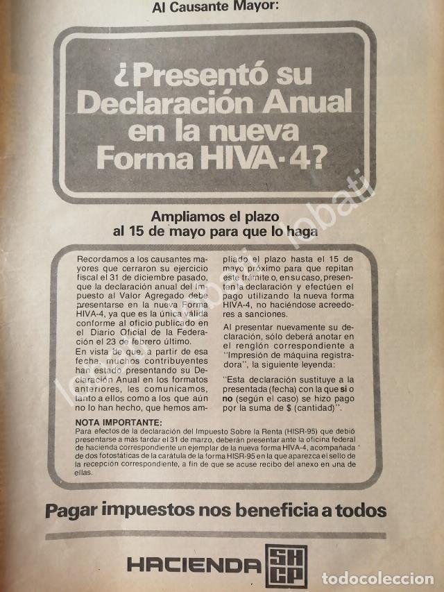 Poster collecting: CARTEL ANTIGUO ORIGINAL DE SHCP SECRETARIA DE HACIENDA 1981 /42