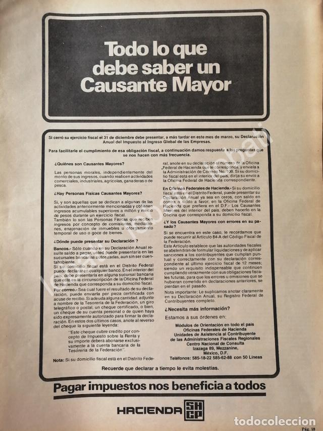 Poster collecting: CARTEL ANTIGUO ORIGINAL DE SHCP SECRETARIA DE HACIENDA 1981 /41