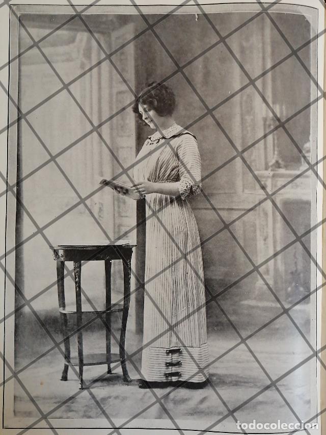 Poster collecting: CARTEL ANTIGUO 1910 VESTIDOS DE LUJO CASA FELIX DE PARIS 23