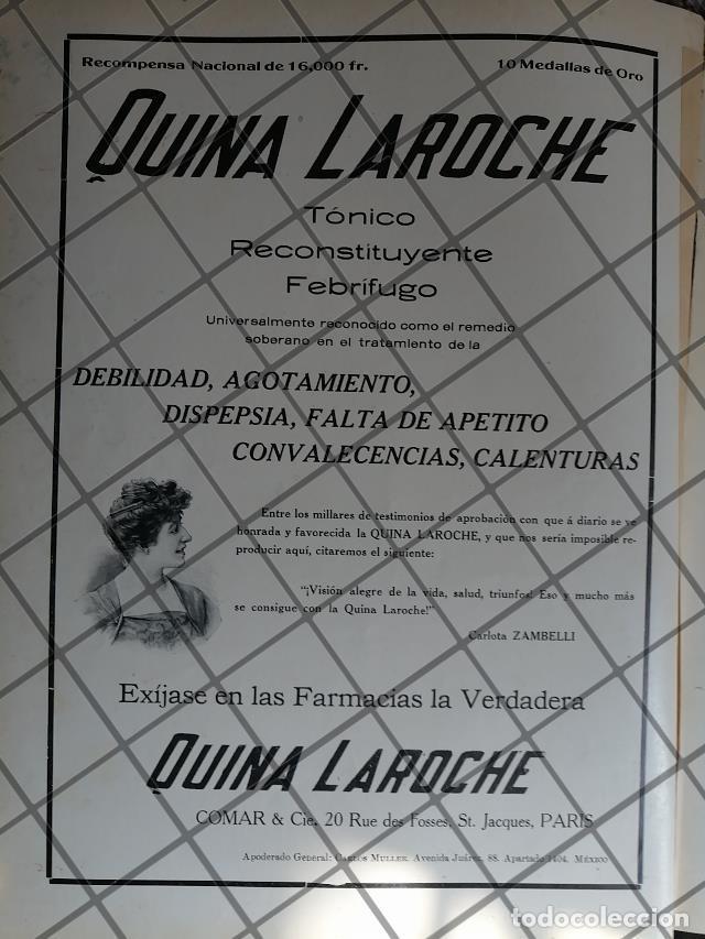Poster collecting: CARTEL ANTIGUO QUINA LAROCHE Y CARLOTA ZAMBELLI 1910