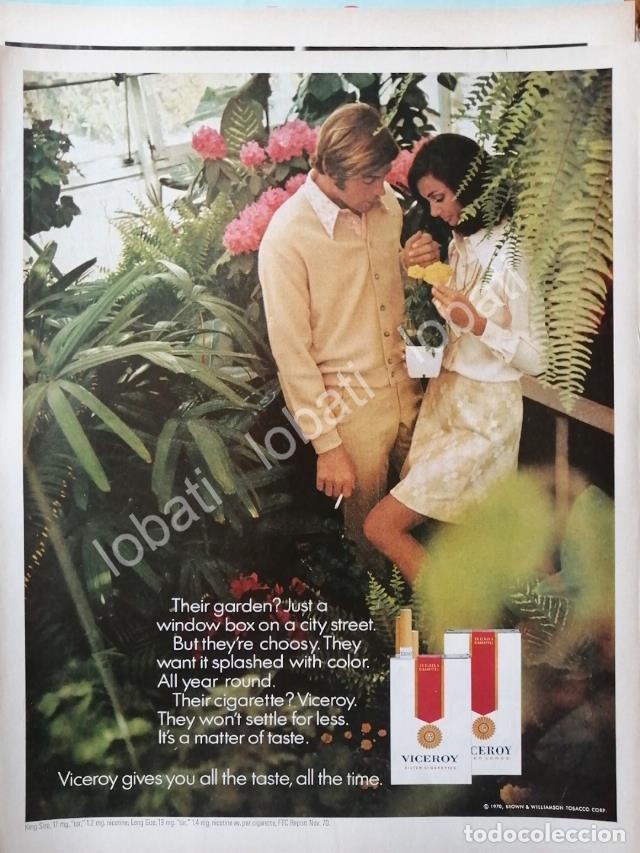 Poster collecting: CARTEL ANTIGUO ORIGINAL DE CIGARROS VICEROY /T229