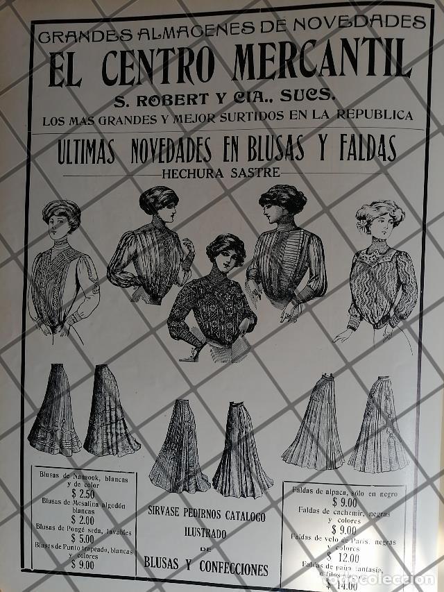 Poster collecting: CARTEL ANTIGUO TIENDA EL CENTRO MERCANTIL 1910 -21