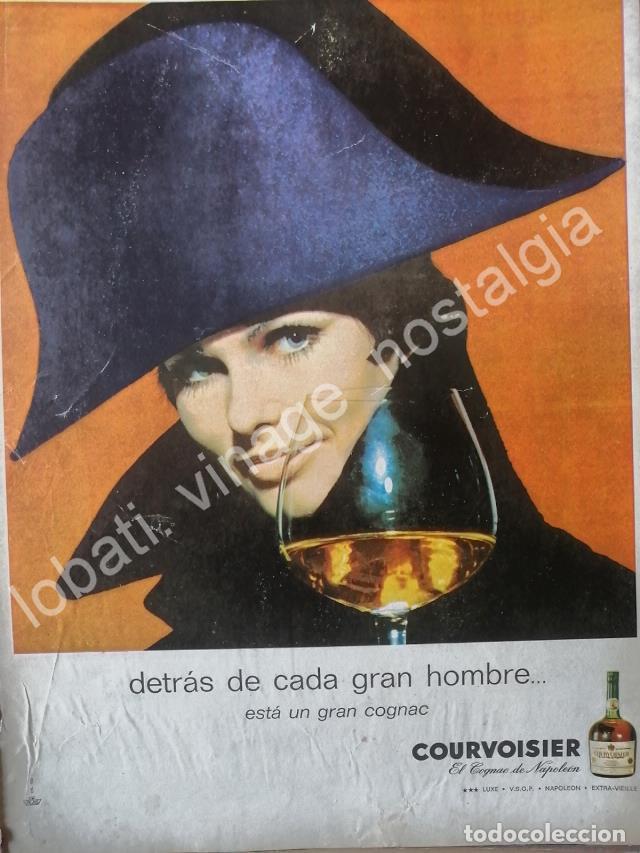 Poster collecting: CARTEL ANTIGUO ORIGINAL DE COGNAC COURVOISIER NAPOLEON 1966 /V252