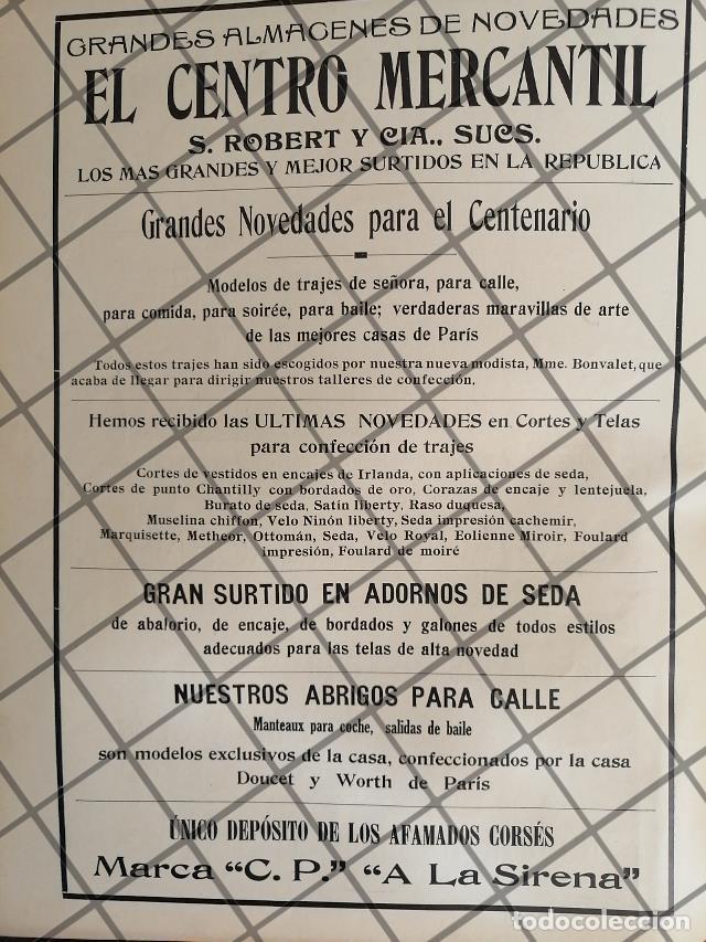 Poster collecting: CARTEL ANTIGUO TIENDA EL CENTRO MERCANTIL 1910 -26