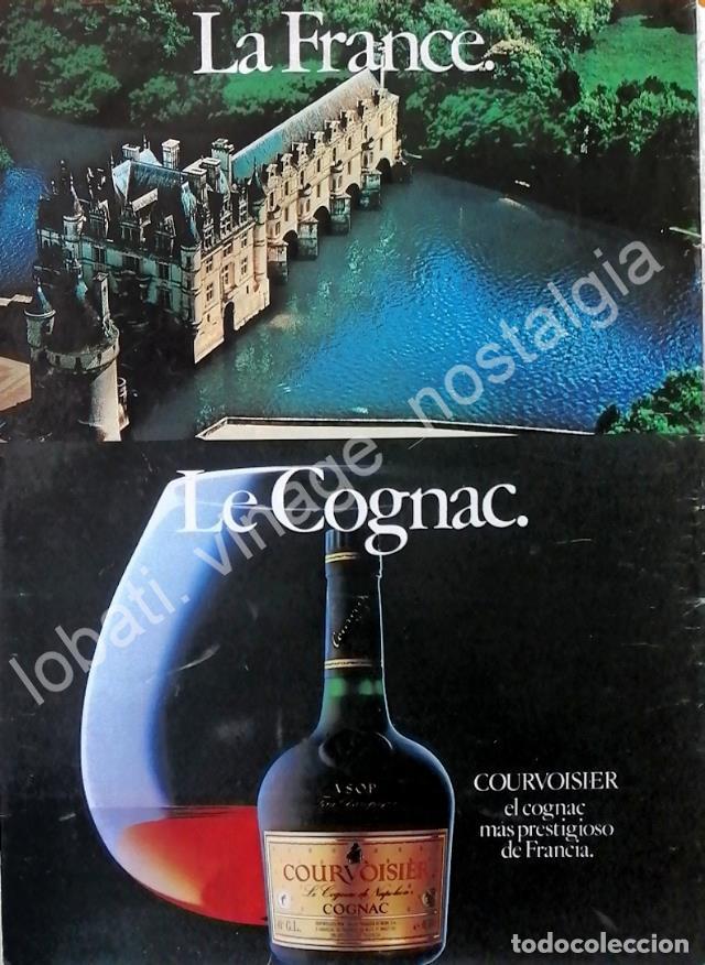 Poster collecting: CARTEL ANTIGUO ORIGINAL DE COGNAC COURVOISIER NAPOLEON 1981 /V258