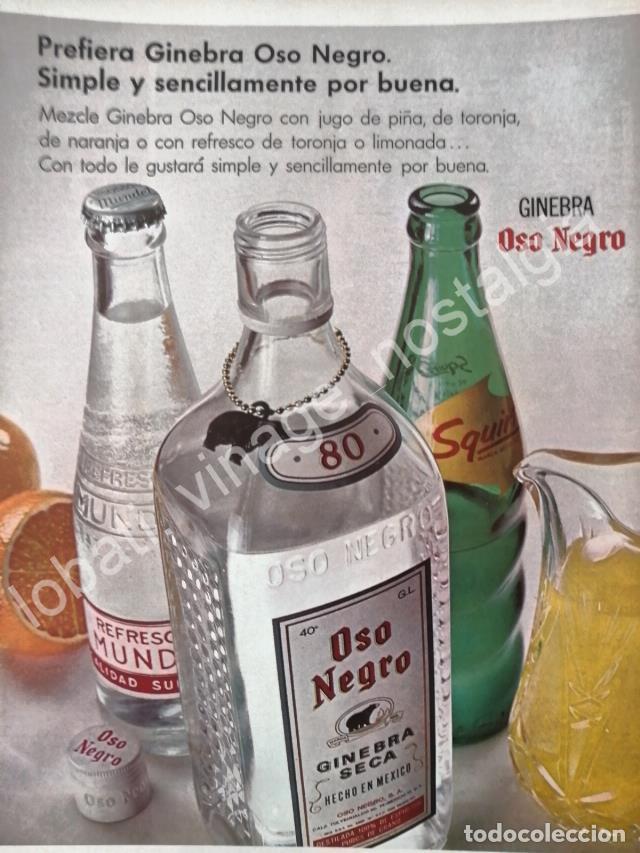 Poster collecting: CARTEL ANTIGUO ORIGINAL DE GINEBRA OSO NEGRO 1964 /V285