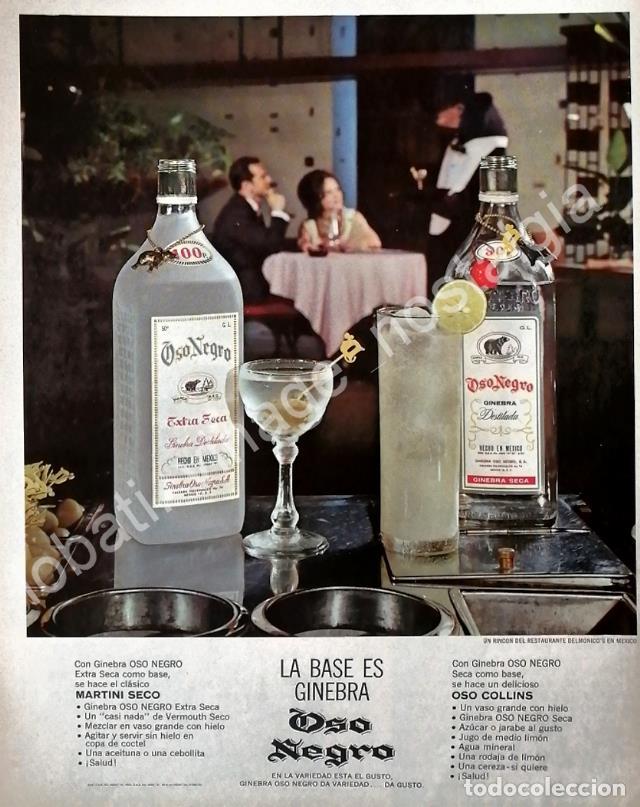 Poster collecting: CARTEL ANTIGUO ORIGINAL DE GINEBRA OSO NEGRO 1962 /V283