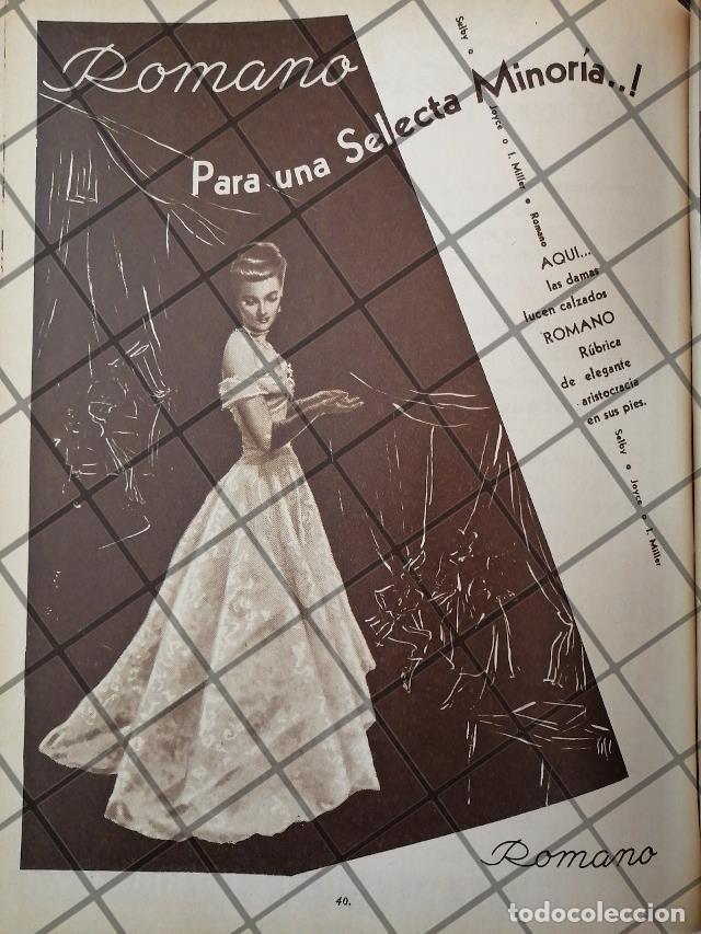 Poster collecting: CARTEL ANTIGUO ZAPATERIA ROMANO 1948 /RARO