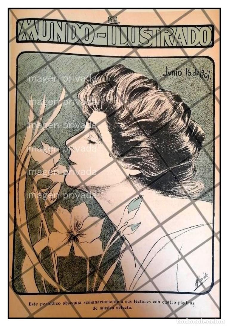 Collectionnisme d'affiches: PORTADA ANTIGUA ART NOUVEAU DE CARLOS ALCALDE 1907