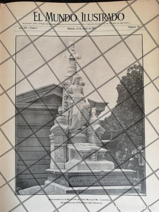 Collectionnisme d'affiches: PORTADA ANTIGUA. TUMBA DE MANUEL M. CONTRERAS 1907