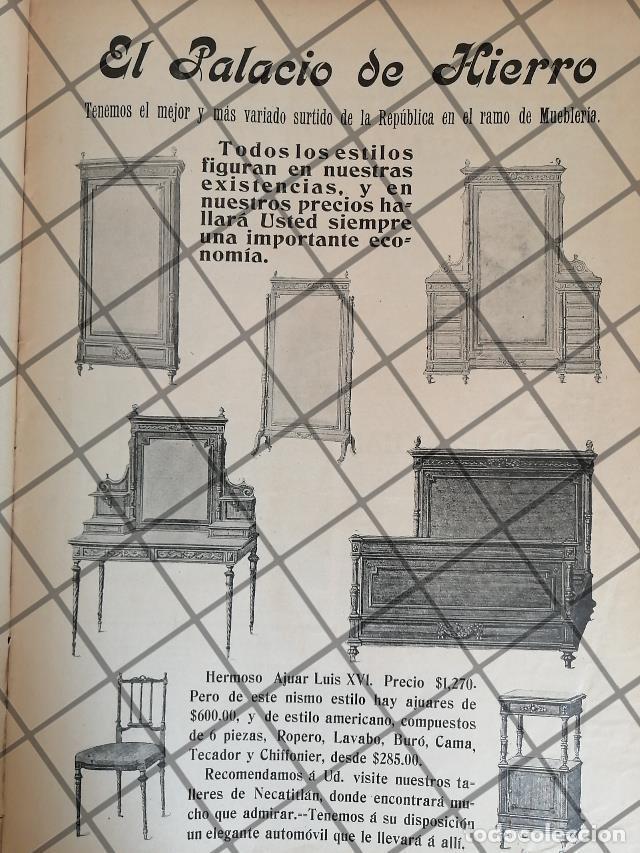 Collectionnisme d'affiches: CARTEL ANTIGUO EL PALACIO DE HIERRO MUEBLES 1907 -81