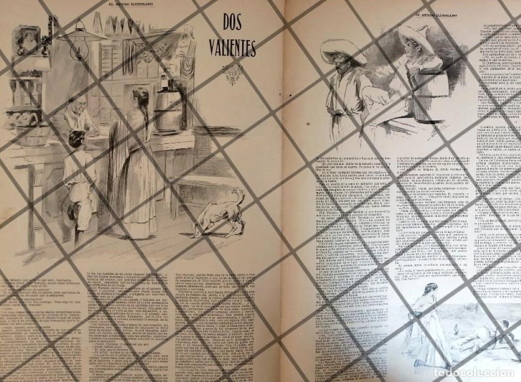 Collectionnisme d'affiches: AFICHE ANTIGUO INEDITO DE A. TEJA ZABRE 1907 DOS VALIENTES