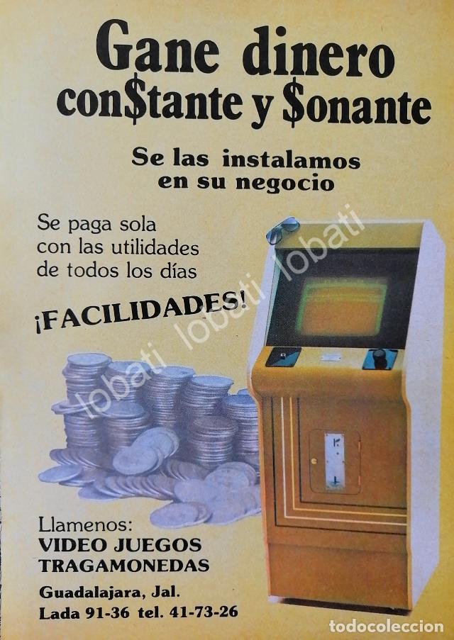 Collectionnisme d'affiches: CARTEL ANTIGUO ORIGINAL DE MAQUINITAS DE VIDEO JUEGOS ARCADE 1984