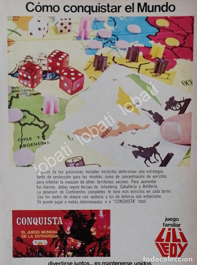 Collectionnisme d'affiches: CARTEL ANTIGUO ORIGINAL DE JUGUETES LILY LEDY, CONQUISTA 1980s /RARO