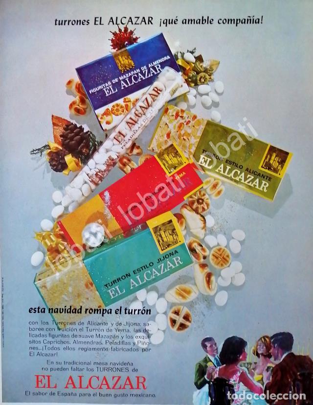 Collectionnisme d'affiches: CARTEL ANTIGUO ORIGINAL DE FABRICA DE DULCES EL ALCAZAR 1967 /25 / MUY RARO