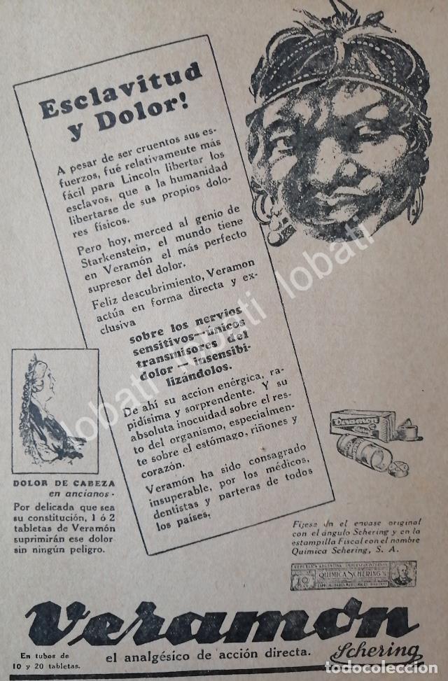 Sammeln von Plakaten: CARTEL ANTIGUO ORIGINAL DE MEDICINA VERAMON 1927 SCHERING /9