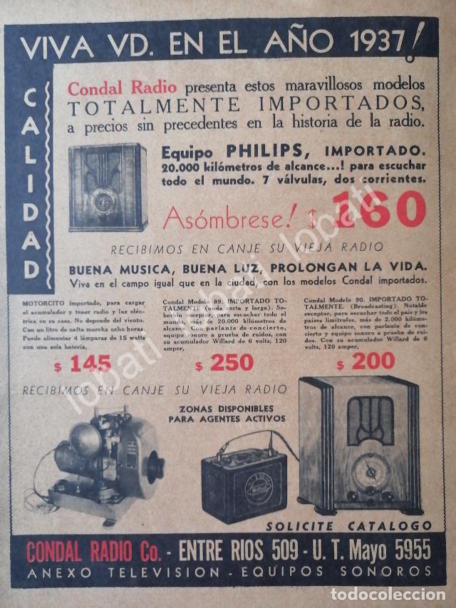 Collectionnisme d'affiches: CARTEL ANTIGUO ORIGINAL DE RADIO CONDAL Y OTROS 1930 /91