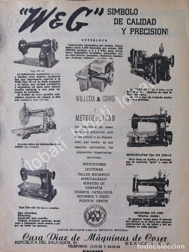 Collectionnisme d'affiches: CARTEL ANTIGUO ORIGINAL DE CASA DIAZ DE MAQUINAS DE COSER 1953 /106