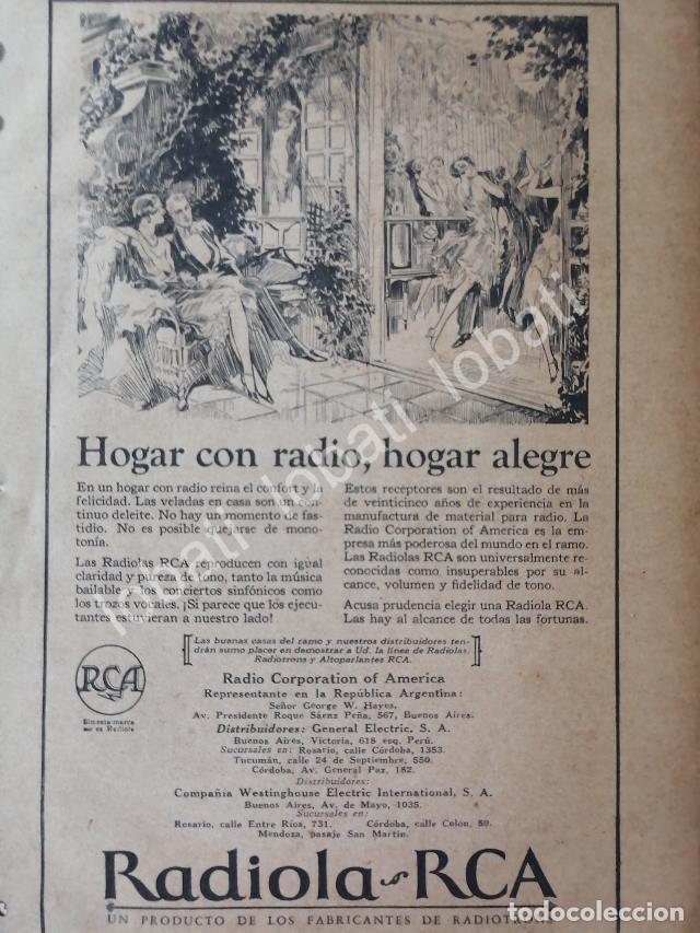 Collectionnisme d'affiches: CARTEL ANTIGUO ORIGINAL DE RADIOS RADIOLA RCA 1920s / 119