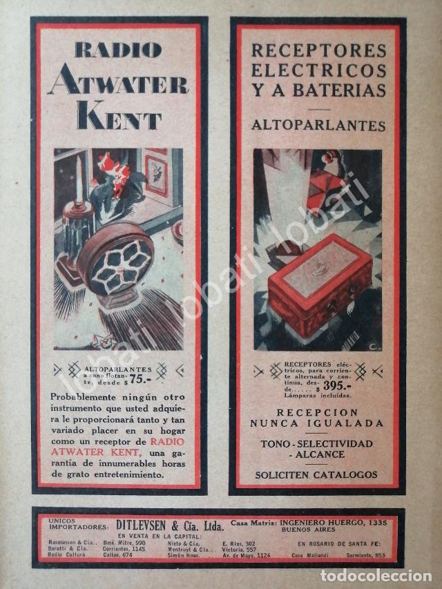 Collectionnisme d'affiches: CARTEL ANTIGUO ORIGINAL DE RADIOS ATWATER KENT 1929 /134