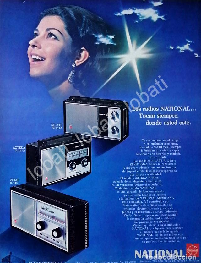 Coleccionismo de carteles: CARTEL ANTIGUO ORIGINAL DE RADIOS NATIONAL 1969 /159