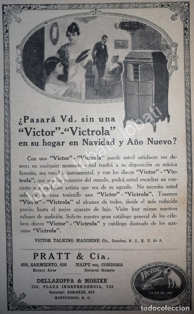 Coleccionismo de carteles: CARTEL ANTIGUO ORIGINAL DE GRAMOFONO VICTROLA VICTOR 1926 /188