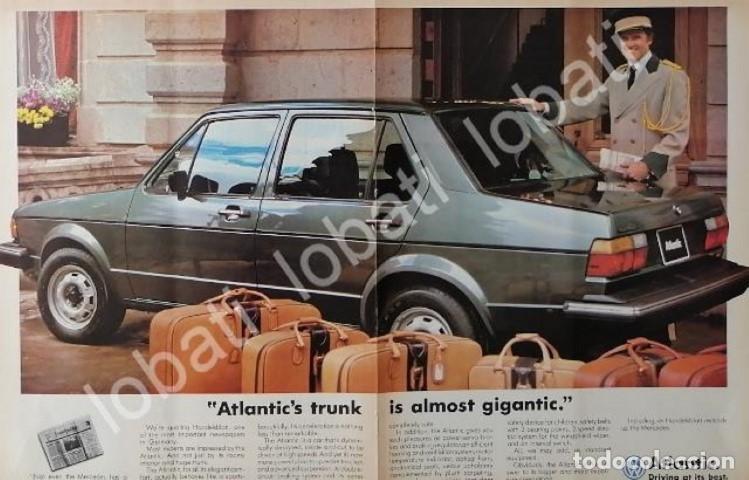 Collectionnisme d'affiches: CARTEL ANTIGUO ORIGINAL DE AUTOS VOLKSWAGEN ATLANTIC (JETTA) 1979 1RA EDICION /5
