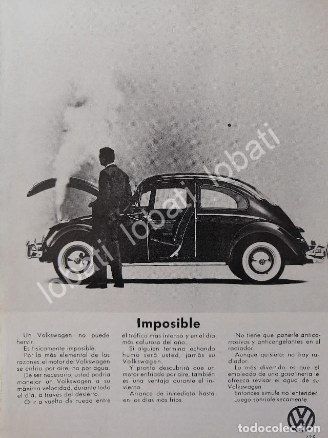 Collectionnisme d'affiches: CARTEL ANTIGUO ORIGINAL DE MINI CARTEL AUTOS VOLKSWAGEN VOCHO 1969 /12