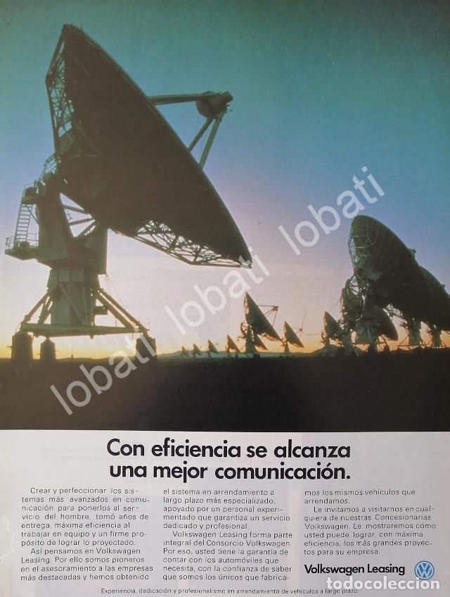 Collectionnisme d'affiches: CARTEL ANTIGUO ORIGINAL DE AUTOS VOLKSWAGEN LEASING 1979 /22