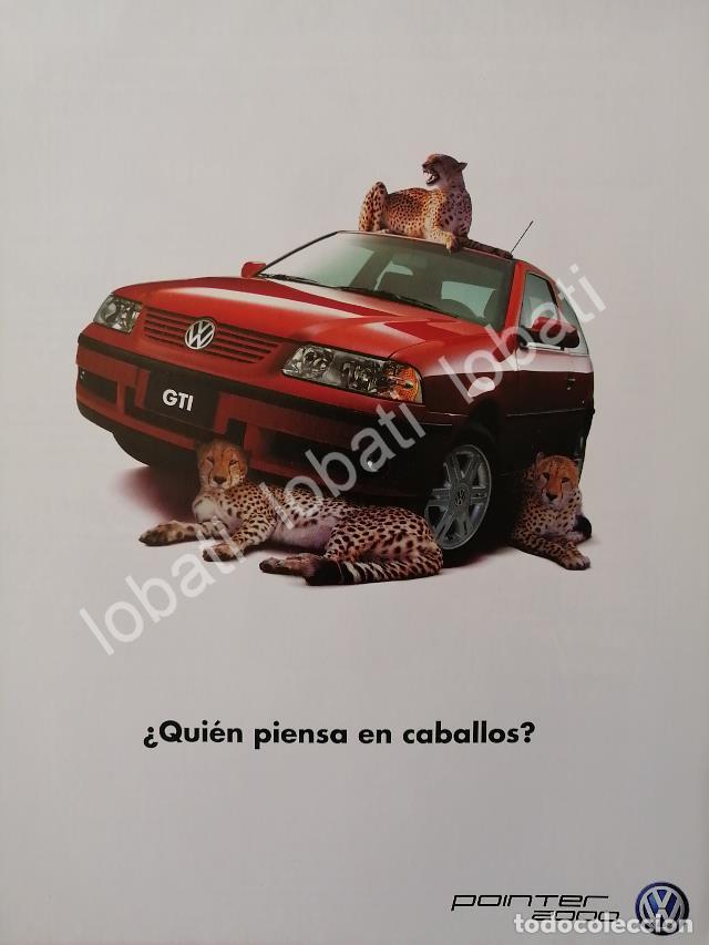 Collectionnisme d'affiches: CARTEL ANTIGUO ORIGINAL DE AUTOS VOLKSWAGEN POINTER 2000 /25