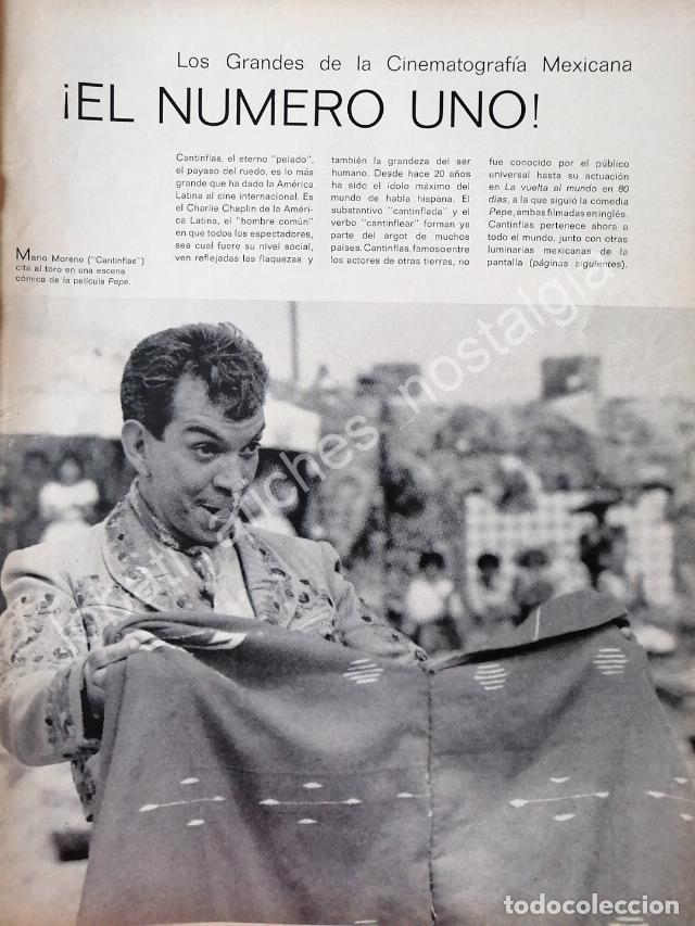 Collectionnisme d'affiches: CARTEL ANTIGUO ORIGINAL DE SECCION DE NOTA SOBRE CANTINFLAS 1950s