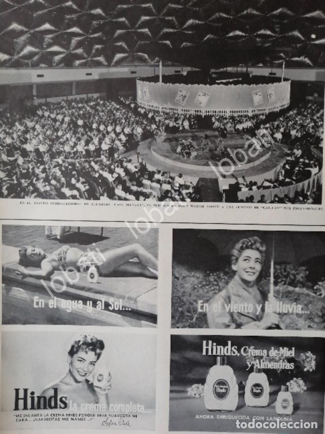 Collectionnisme d'affiches: CARTEL ANTIGUO ORIGINAL DE SILVIA PINAL Y CREMA HINDS, TEATRO CASA MA&Ntilde;ANA TX. 1959 / FEP