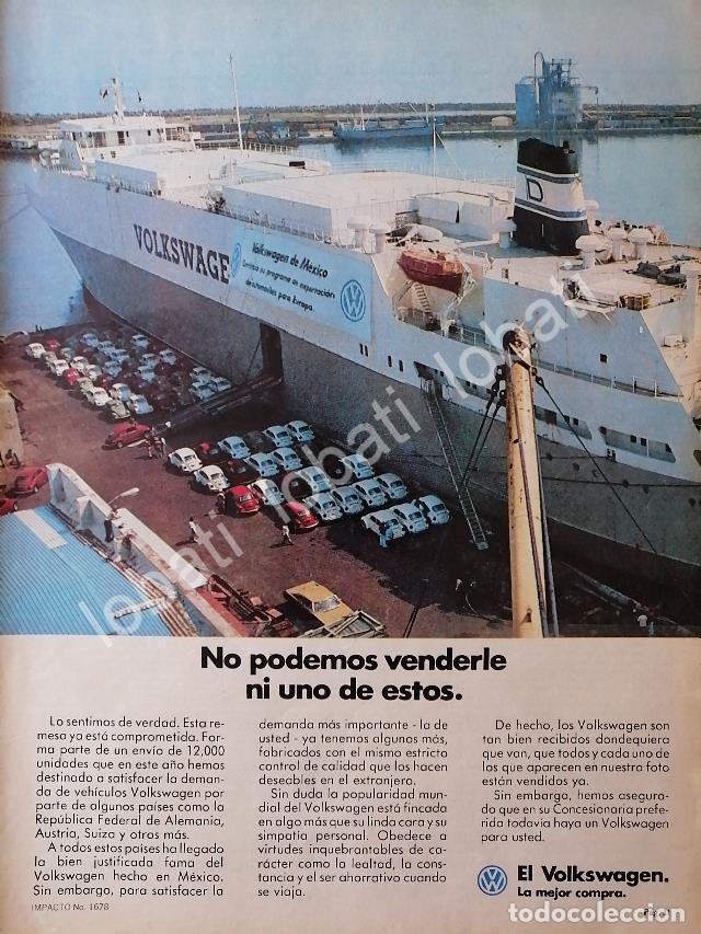 Collectionnisme d'affiches: CARTEL ANTIGUO ORIGINAL DE AUTOS VOLKSWAGEN VOCHO 1982 /41