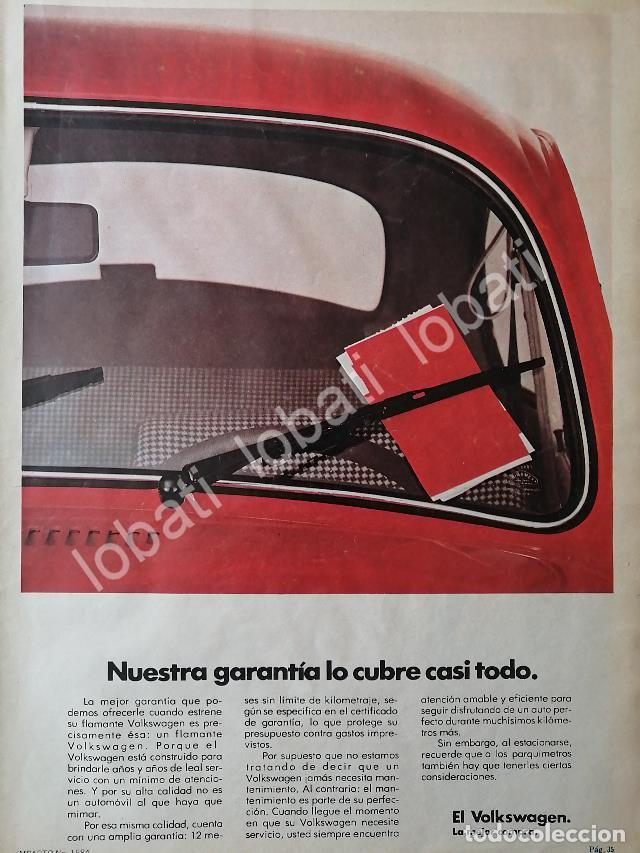 Collectionnisme d'affiches: CARTEL ANTIGUO ORIGINAL DE AUTOS VOLKSWAGEN VOCHO 1980 /40