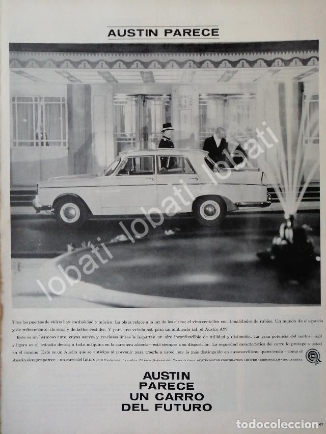 Poster collecting: CARTEL ANTIGUO ORIGINAL DE AUTOS BMC AUSTIN A99 1960 /252 RARO