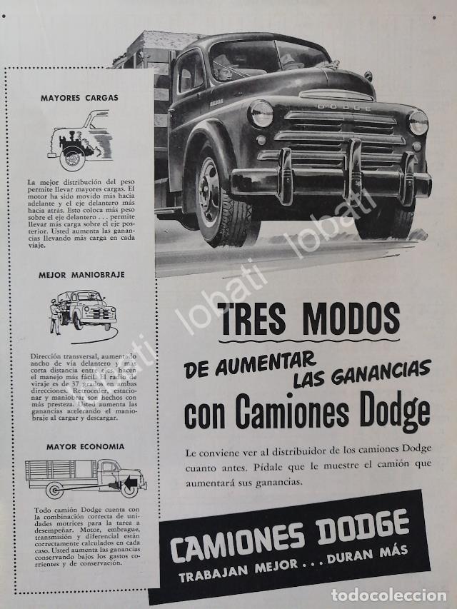 Poster collecting: CARTEL ANTIGUO ORIGINAL DE CAMIONES DODGE 1949
