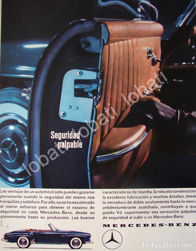 Poster collecting: CARTEL ANTIGUO ORIGINAL DE AUTOS MERCEDES BENZ 1964 /311