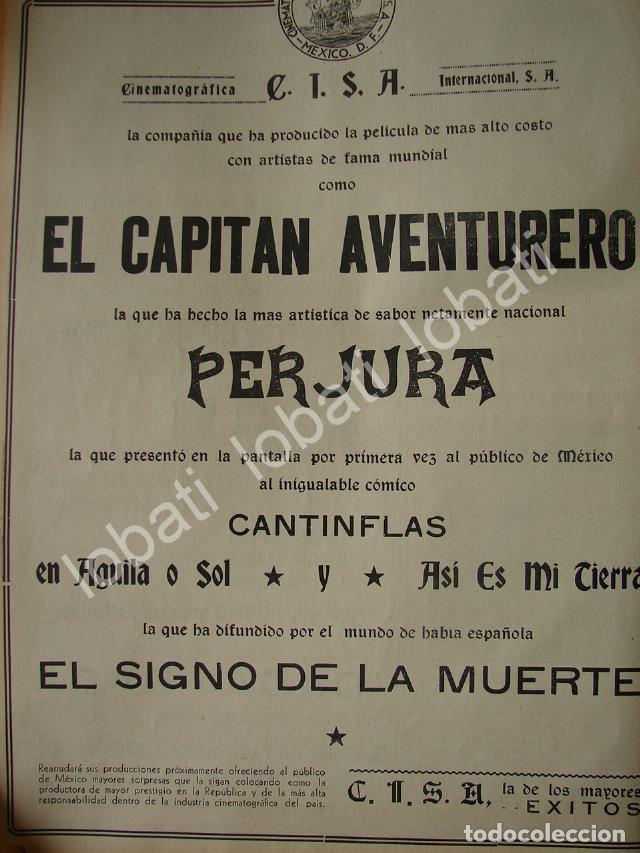Sammeln von Plakaten: CARTEL ANTIGUO ORIGINAL DE PRODUCTORA C.I.S.A Y SUS PELICULAS 1941