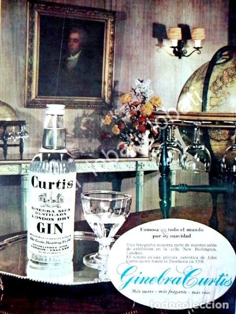 Colecionismo de cartazes: CARTEL ANTIGUO ORIGINAL DE GINEBRA CURTIS 1959 /V341