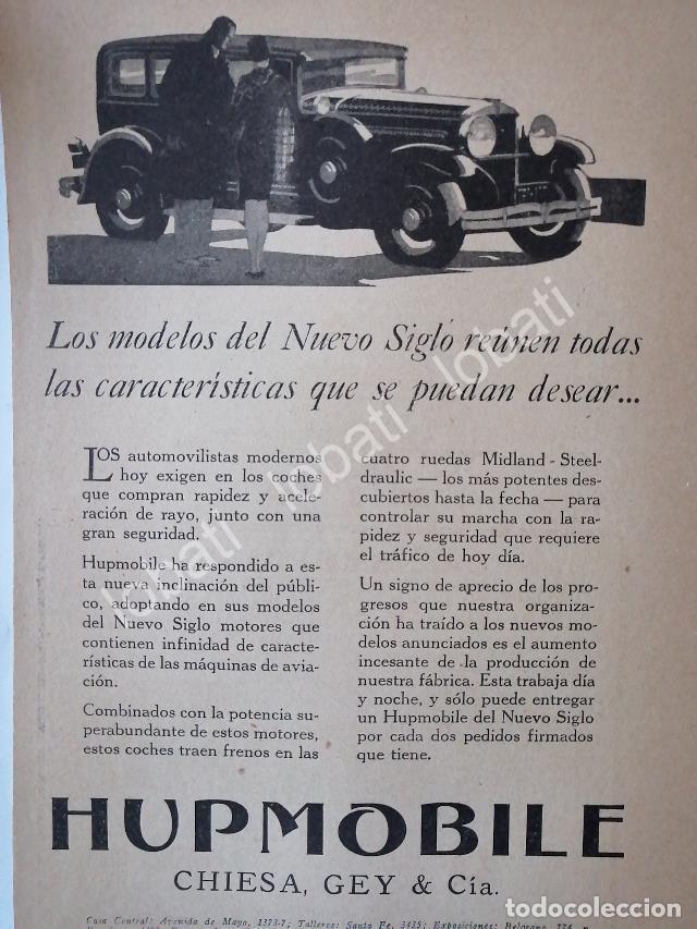Colecionismo de cartazes: CARTEL ANTIGUO ORIGINAL DE AUTOS HUPMOBILE SEDAN 1927 /121
