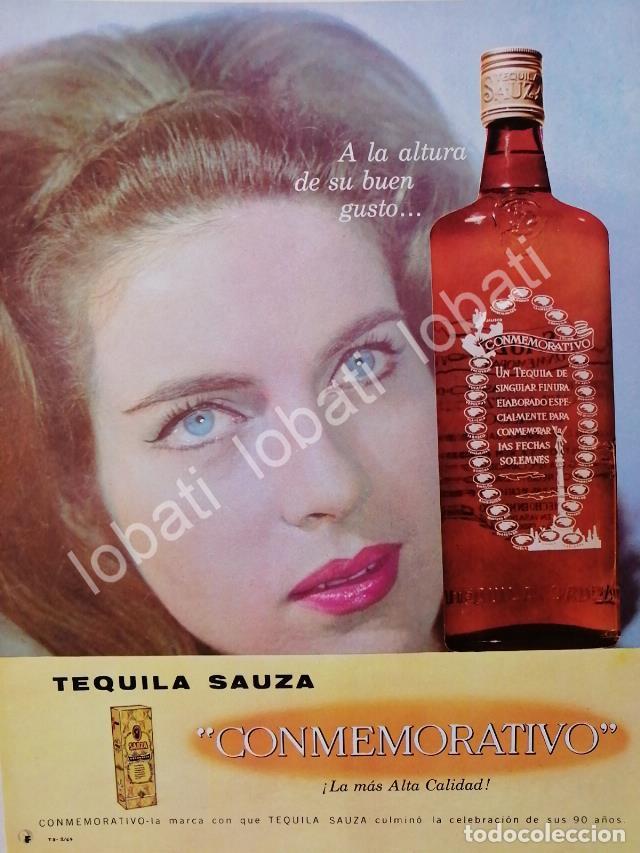 Poster collecting: CARTEL ANTIGUO ORIGINAL DE REGINA TORNE Y TEQUILA SAUZA CONMEMORATIVO 1964 /V350 /FEP