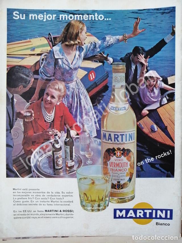 Sammeln von Plakaten: CARTEL ANTIGUO ORIGINAL DE VINOS VERMOUTH MARTINI 1960 /360