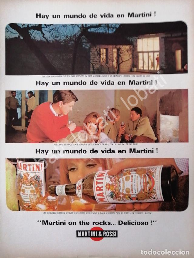 Sammeln von Plakaten: CARTEL ANTIGUO ORIGINAL DE VINOS VERMOUTH MARTINI 1960s /363